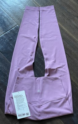 NWT Lululemon Align Ribbed HR Pant 28'' Sz2 Velvet Dust Pink Nulu Leggings $118