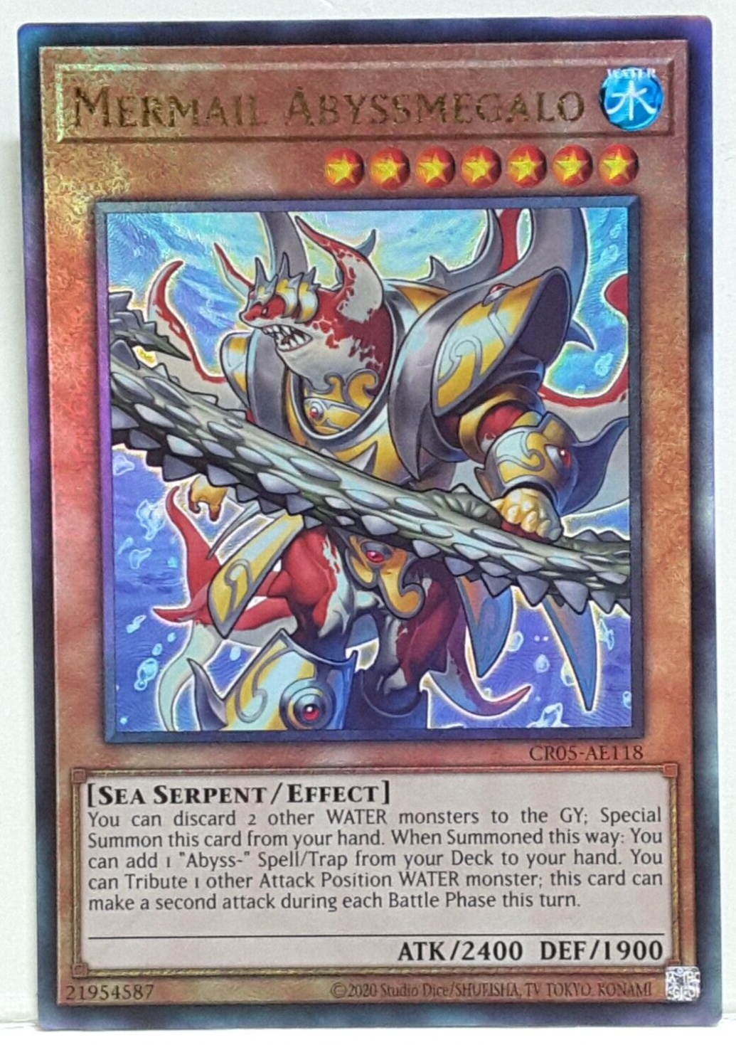 水精鱗メガロアビス 英語版 1st Mermail Abyssmegalo 水精鱗メガロアビス 英語版 1st Mermail Abyssmegalo Yugioh