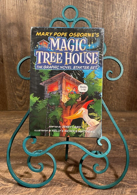 Magic Tree House Graphic Novel Starter Set: by Mary Pope Osborne 4 Vol Set NIB 
