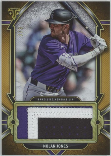 2024 Topps Triple Threads - Nolan Jones #SJR-CJC