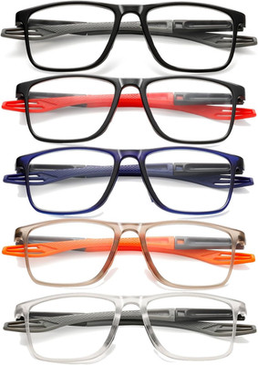 Hubeye 5 Paia Occhiali Da Lettura Sportivo Da Uomo E Donna Lettore Ultraleggero