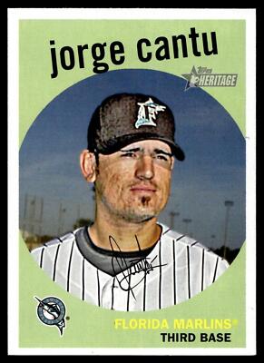 2008 Topps Heritage #683 Jorge Cantu Card