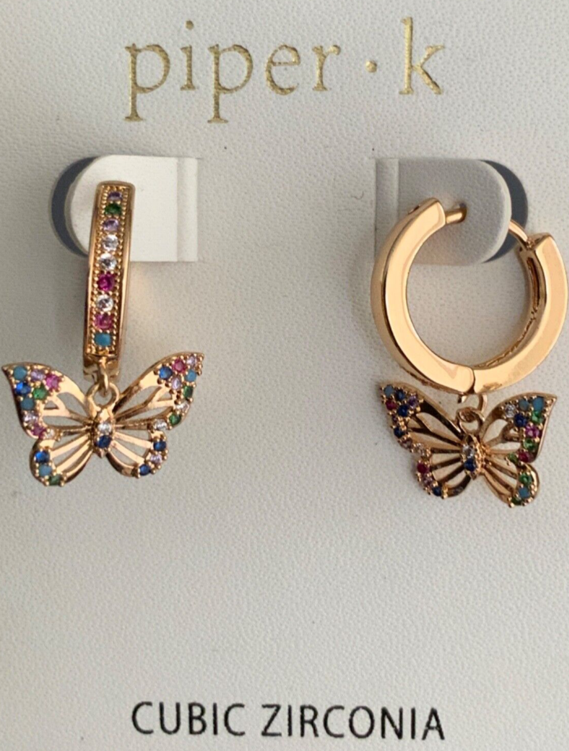 CHIEKO+ butterfly pierce シルバー ¥17,600 Butterfly Cartilage Piercing 925 Sterling Silver | Musemond