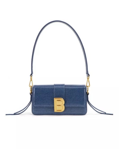 Brandon Blackwood Medium Nia Bag Purse Blue Waxed Denim | eBay
