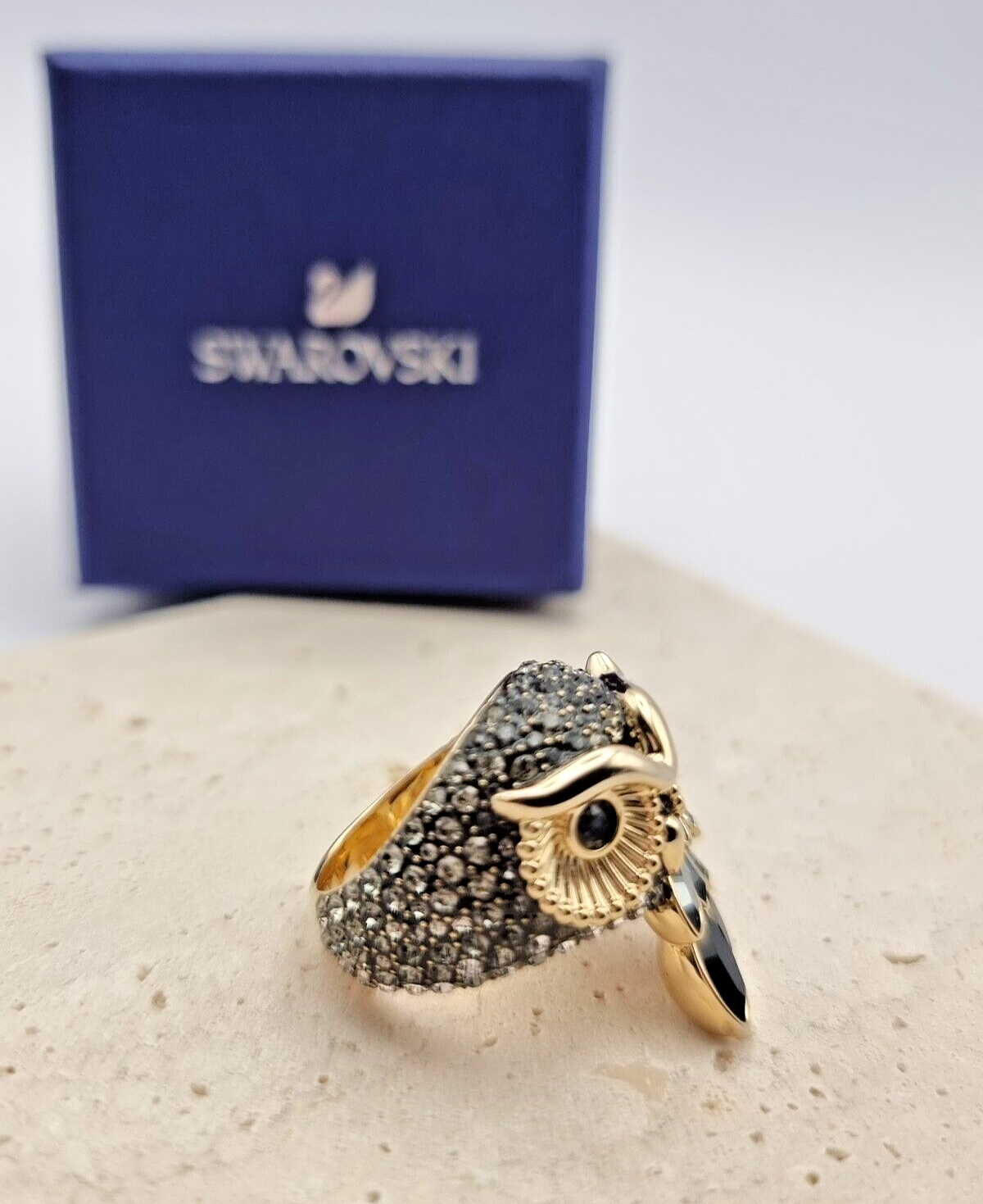 NEU* SWAROVSKI MARCH MOTIVRING OWL - DARK MULTI - Gr. 52 | eBay NEU* SWAROVSKI MARCH MOTIVRING OWL - DARK MULTI - Gr. 52 | eBay