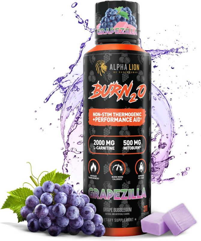 Burn2O L-Carnitine Liquid 2000Mg – Stim Free Super Thermogenic Fat