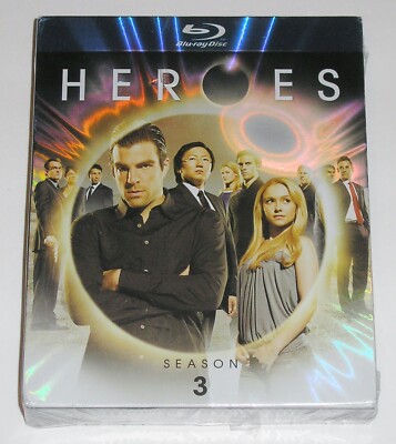 TV Blu-ray Box Set - Heroes Season 3 (New, Blu-ray, plastic