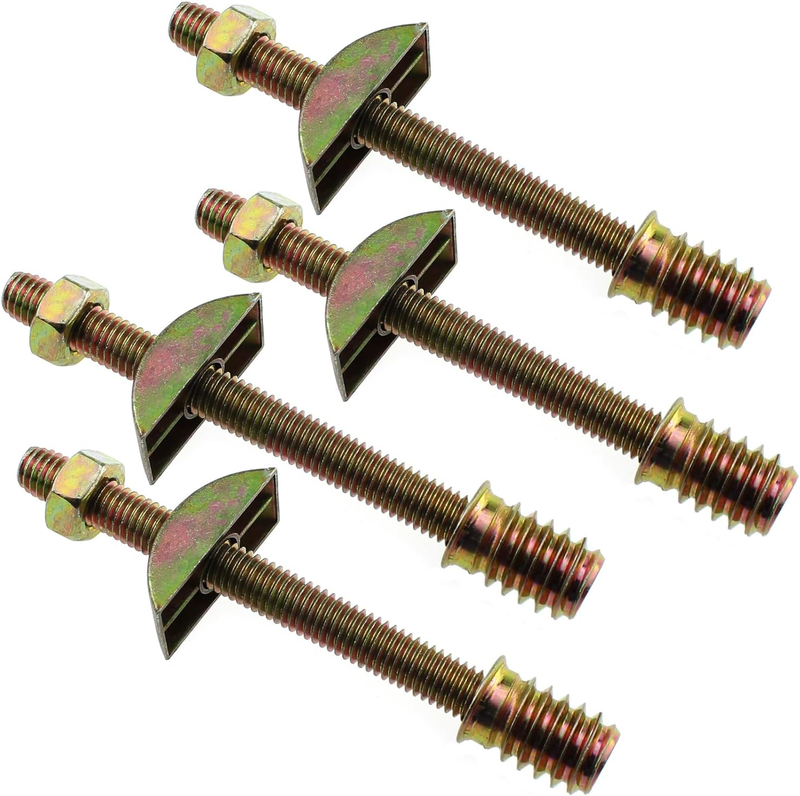 4 Sets Metal Furniture Connecting Parts with Half Moon Conne