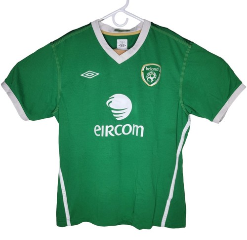 ウェア 00's UMBRO Soccer Ireland Game Shirt IRELAND 2000 2001 HOME FOOTBALL SHIRT SOCCER JERSEY LONG