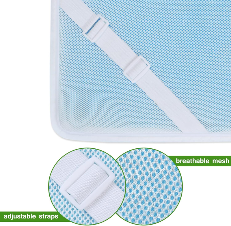 3 Inch Mattress Topper Cover Full (Only Cover) Cooling Bamboo Rayon Zippered Cov