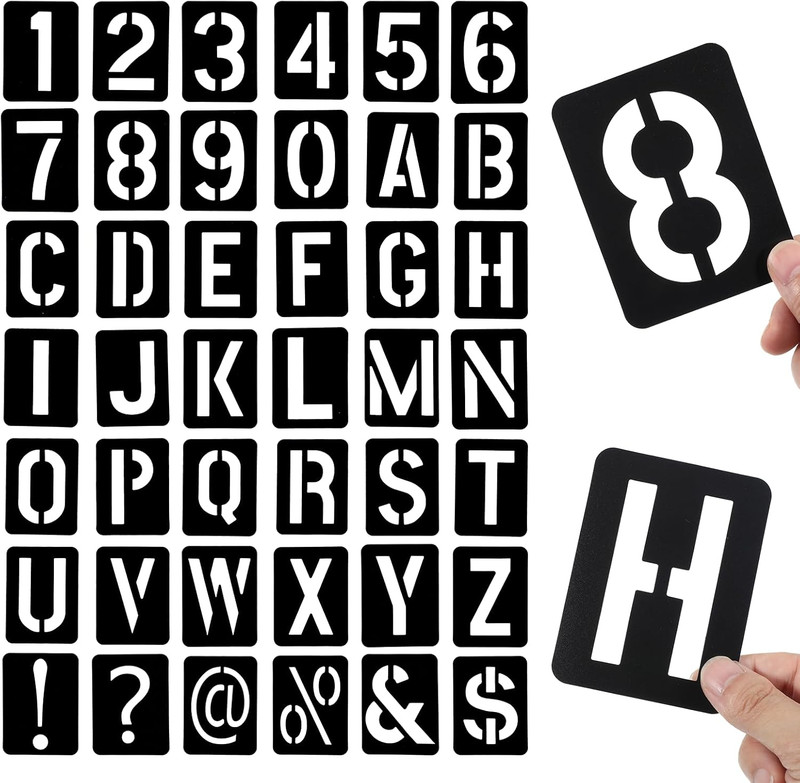 Letter Stencils 3 Inch Stencils Letters and Numbers for Spray