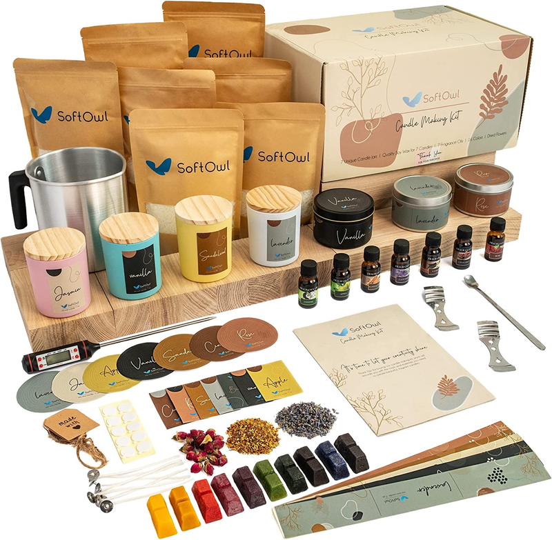 Candle Making Kit For Beginners DIY Candles Beeswax Kit Make Candles at Home