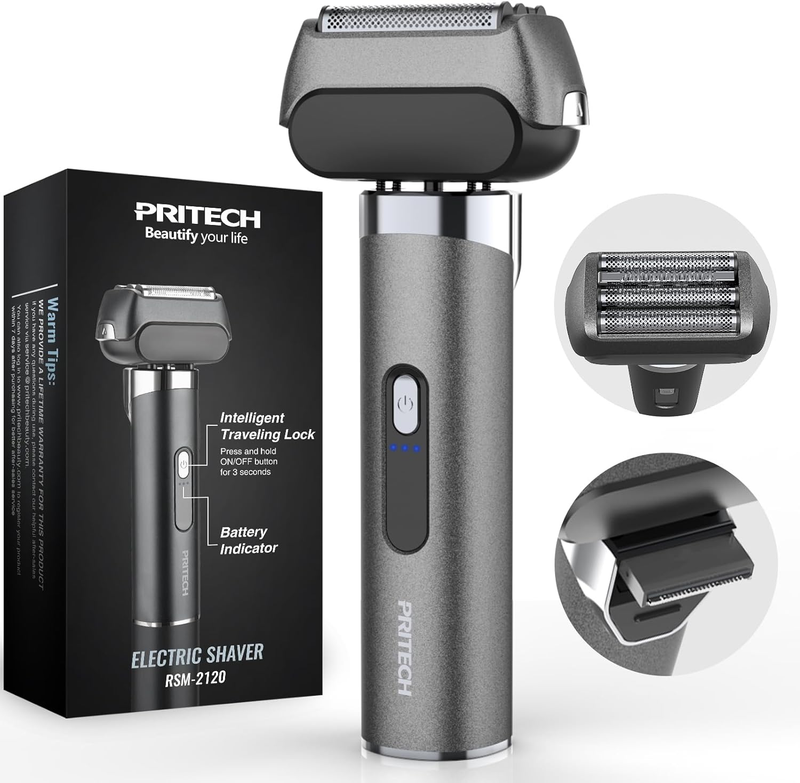 Electric Foil Razor Shavers 4 Blade Head Shaver for Men and 