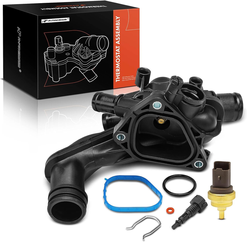 Engine Coolant Thermostat Housing Assembly W/Sensors for Mini Cooper 2007-2013
