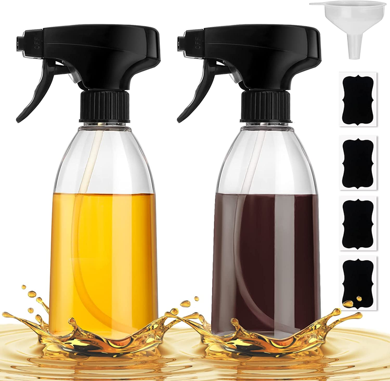 2 Pack Olive Oil Spray Bottle 10oz Food