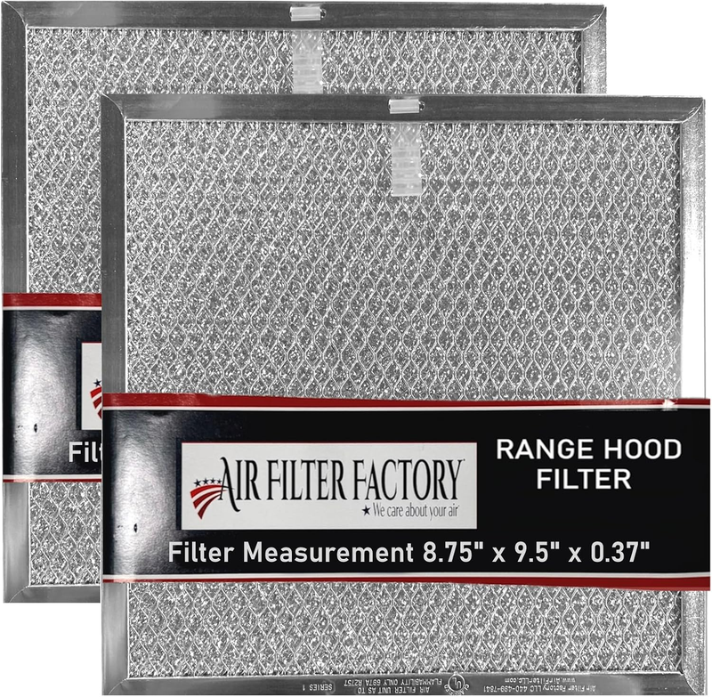 Range Hood Filter 8.75 X 9.5 X 0.375 for Broan Ventline Zephyr Aluminum Mesh