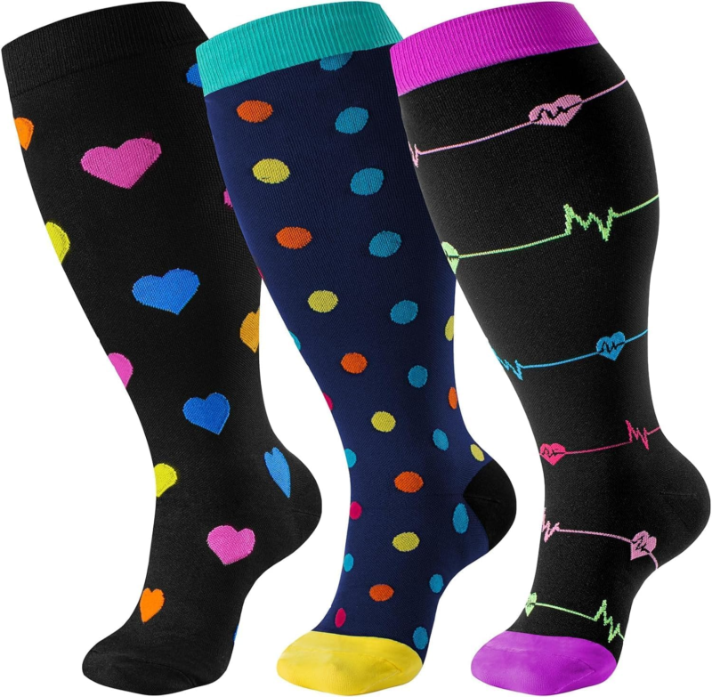 Extra Wide Calf Women&men 20-30mmhg Support