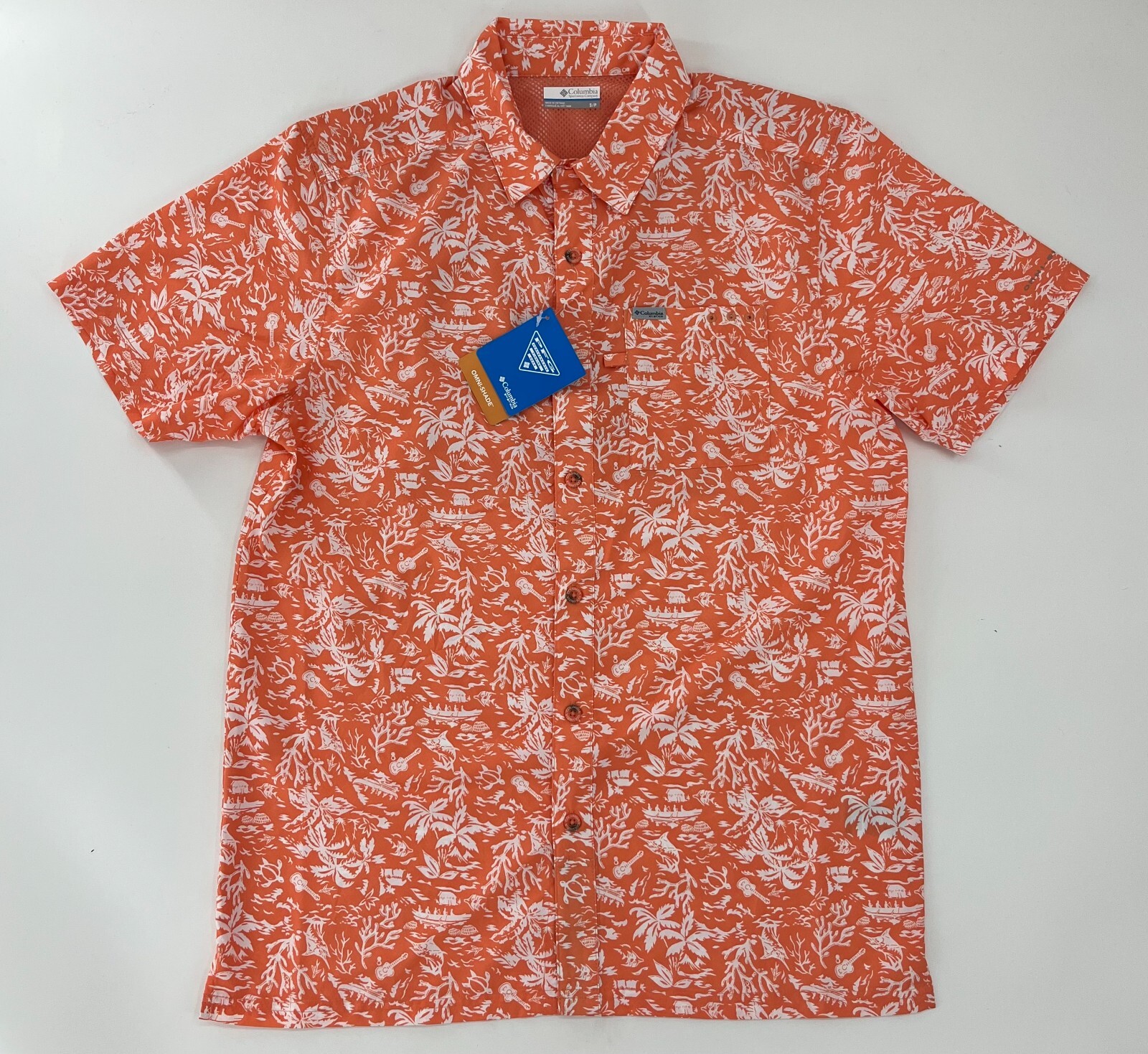 columbia super bluefin winds camp shirt