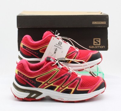 SALOMON WINGS FLYTE 2 WOMENS TRAINERS UK 4.5 EU 37 1/3 RED RRP £135 AD