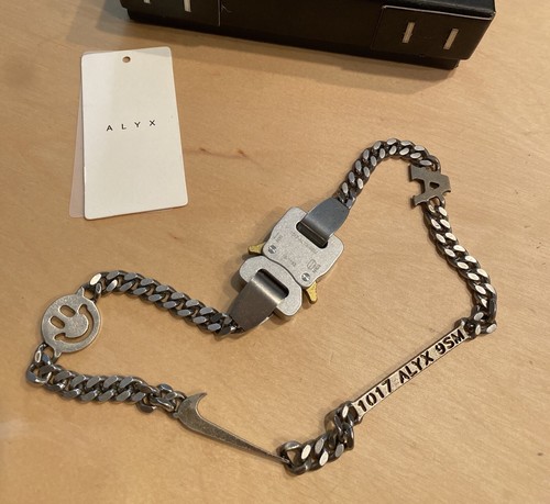 1017 ALYX 9SM Hero Chain First Release. Alyx Chain Titanium Aluminum Silver.