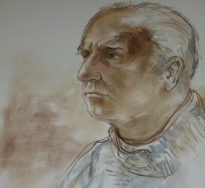 Selbstportrt Gemlde Alfred Georg Seidel 1913 Breslau - 2001 Schorndorf (II)