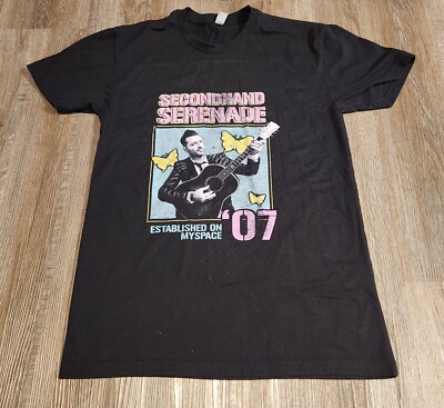 Secondhand Serenade T Shirt Small Established On Myspace 07