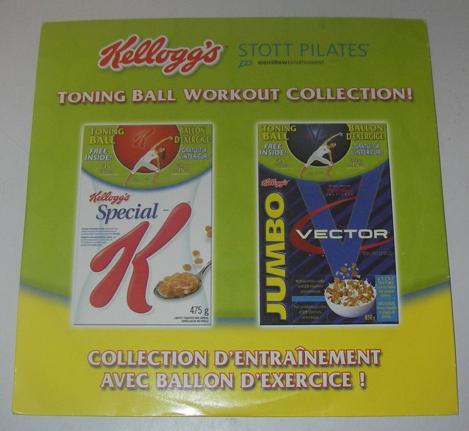 Kellogg's Stott Pilates DVD Toning Ball Workout English