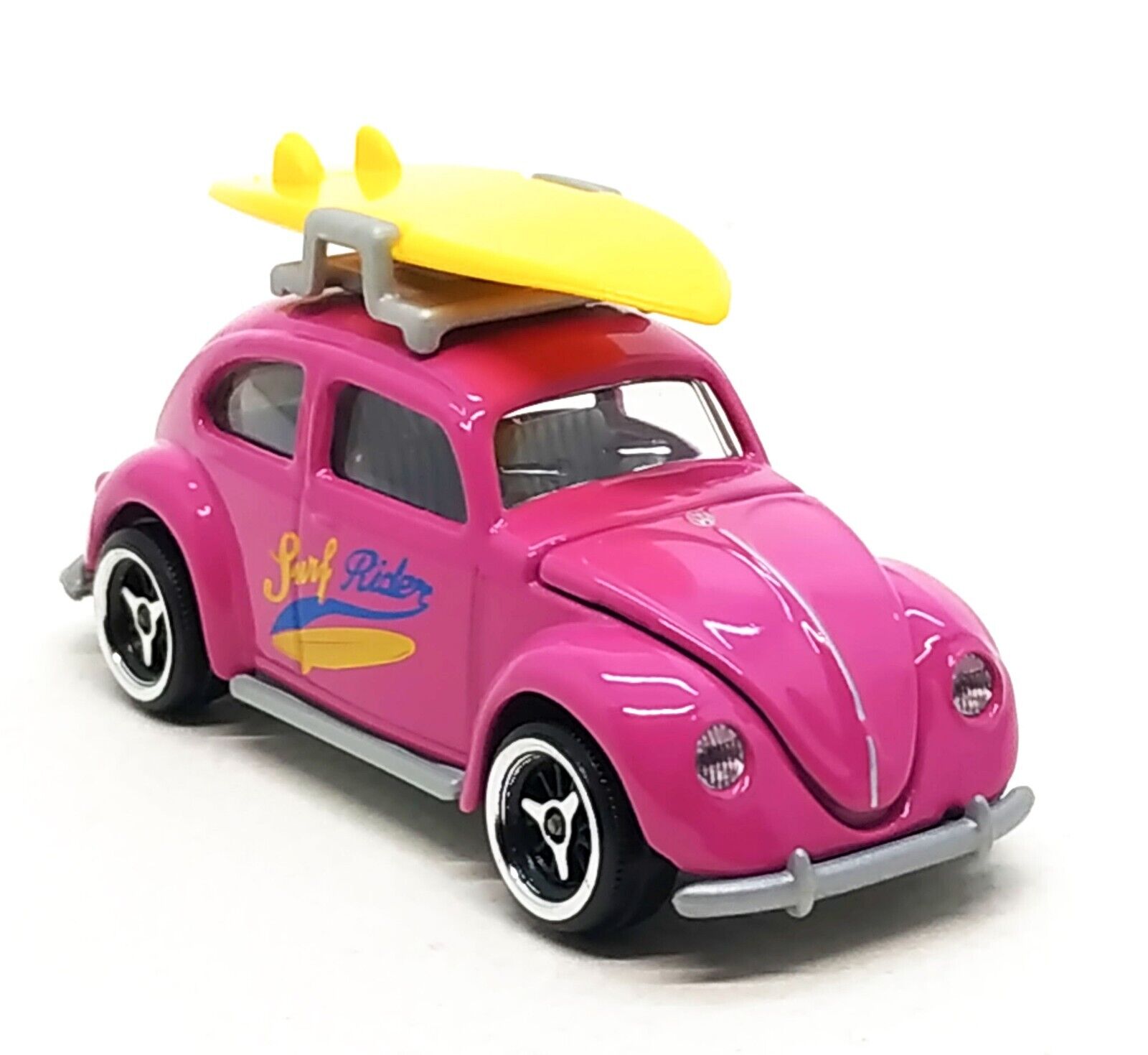 Majorette Volkswagen Beetle Vintage + Surfboard Dark Pink 1 Majorette Volkswagen Beetle Vintage + Surfboard Dark Pink 1