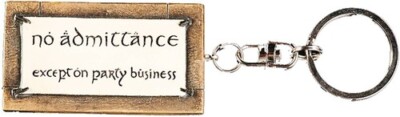 WETA Workshop - The Lord of The Rings Trilogy - Key Ring - No Admittance Sign [N
