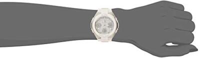 Pre-owned Casio Baby-g Msg-w100-7ajf Woman's Watch Radio Solar White