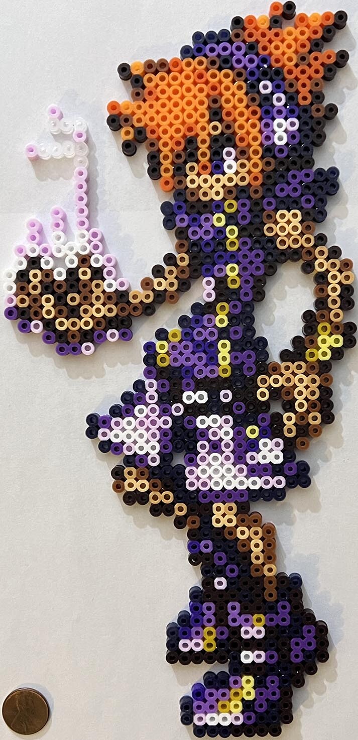 その他 beads art Giro Mega Man ZX Mini Bead Sprite Perler Artkal Pixel Art