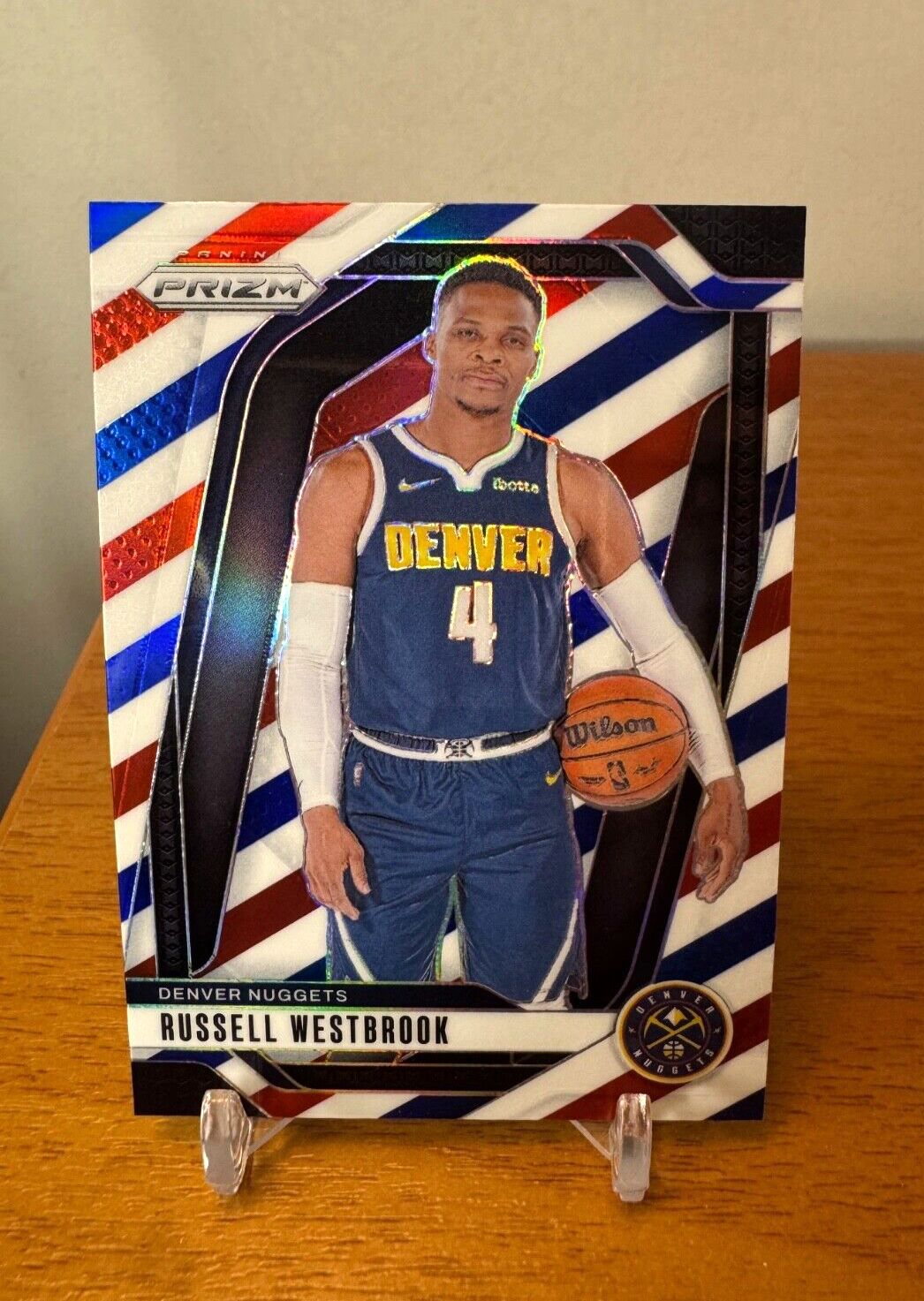 小物 Russell Westbrook 2024-25 Panini Prizm Russell Westbrook Red White Blue #157