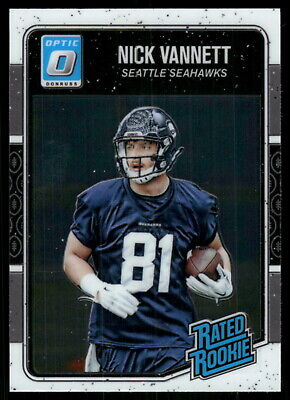 2016 Panini Donruss Optic #188 Nick Vannett Rookie Card RC. rookie card picture