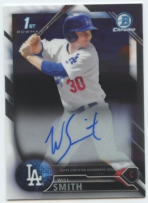 2016 Bowman Draft Auto Will Smith Los Angeles Dodgers