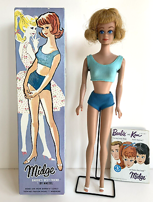 1963 midge barbie doll value deals