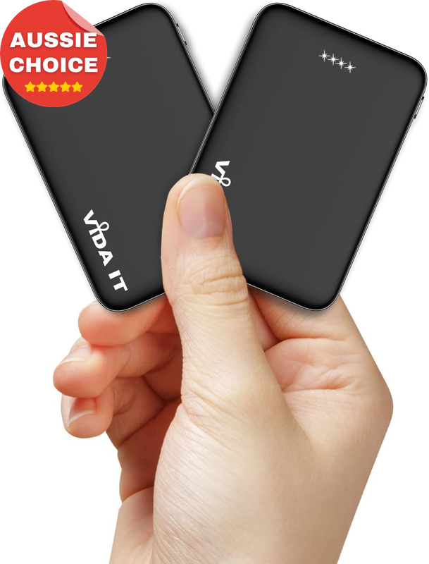 5000mAh Mini Power Bank 2-Pack Heated Vest USB Charger iPhone Samsung Android