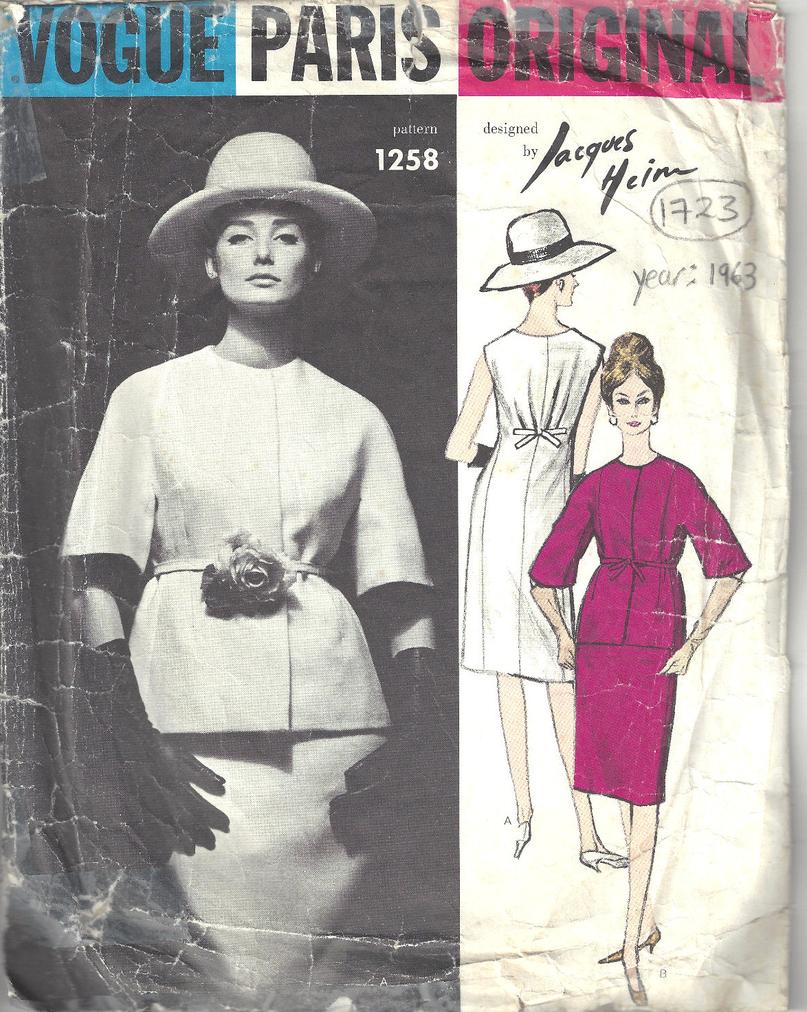 VOGUE パターンブック,1963年 Amazon.com: Vogue Vintage 1963 Misses' One Piece Evening