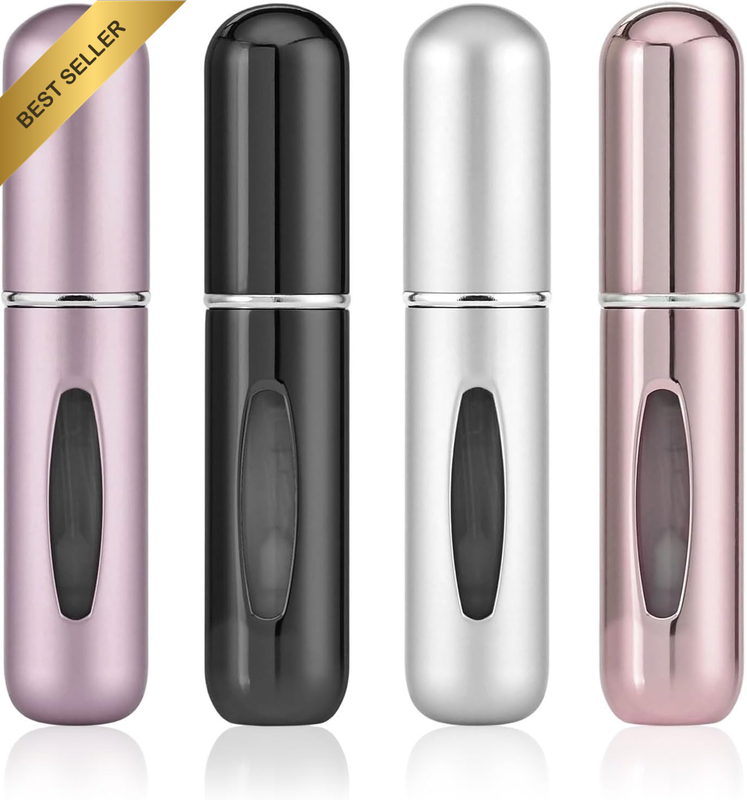 4PCS Travel Perfume Bottle, 5ML Mini Perfume Bottle, Perfume Atomiser for Travel