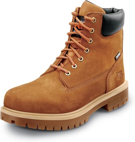Pre-owned Timberland Pro 6in Direct Attach Men's Soft Toe Maxtrax Slip-resistant Work... In Cinnamon