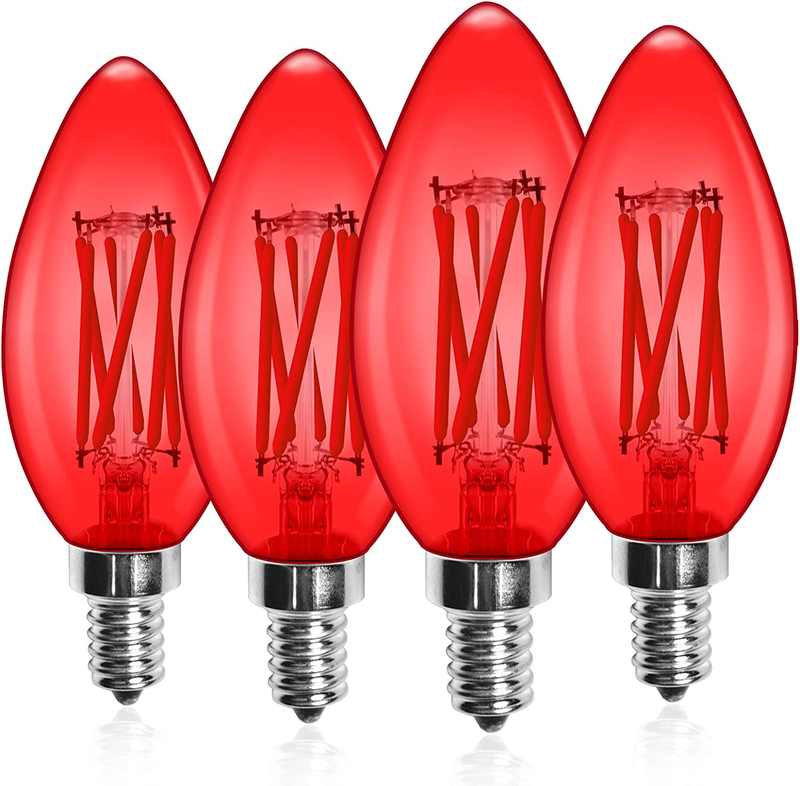 E12 Candelabra Base, 6w C35 Vintage Ediso