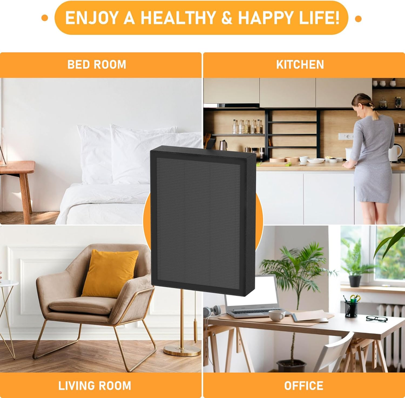 AP-1273 True HEPA Filter Replacement Compatible with DeedMo AP-1273 Air Purifier