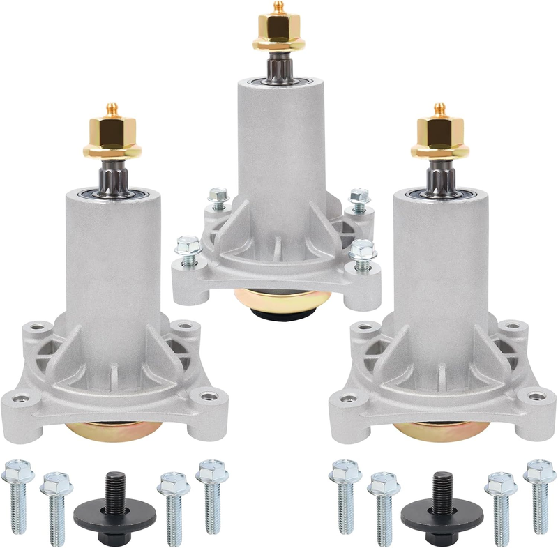 Lawn Mower Spindles 3 Pack for Husqvarna YTH22V46 YTH24V48 YTA18542 42 46 48 54