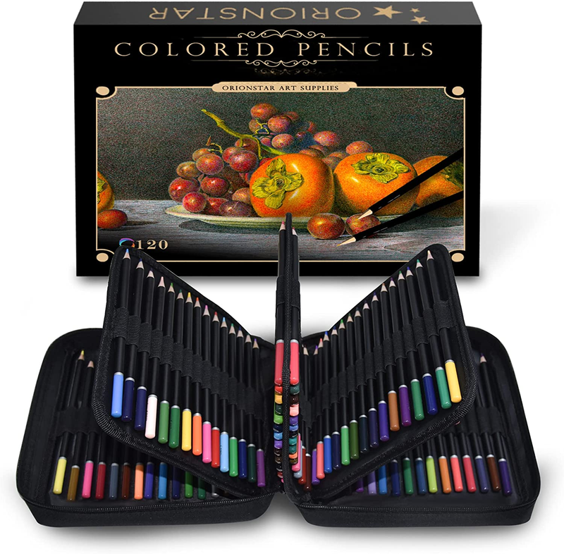 Set Of 120 Colors With Zipper Case For Adult Artist Beginner