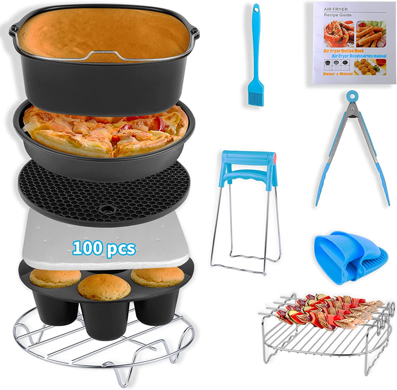 Accessories For Cosori Ninja Gourmia Dash Power Xl Air Fryer, 12 Pcs A