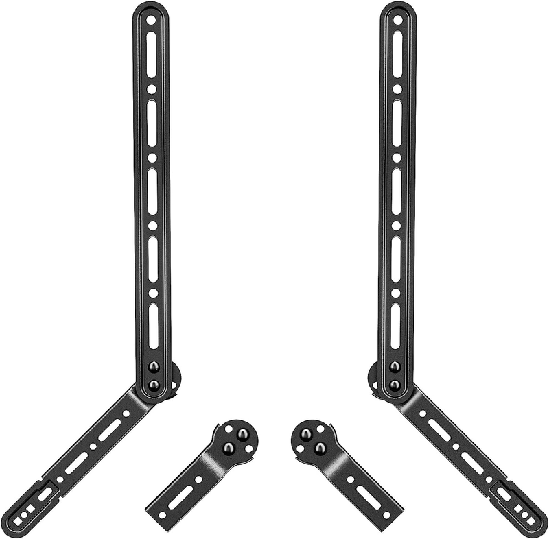 Soundbar Mount Bracket, for Mounting under or above TV, with 2 Adjustable Extens