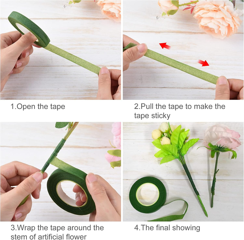 Floral Arrangement Kit Floral Tapes 22 Guage Floral Stem Wire 26 Gauge Green Flo