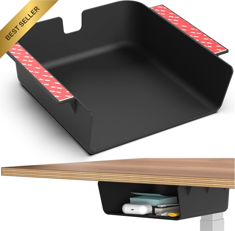 under Desk Storage Shelf - under Desk Drawer Organizer for Office, Workstations,