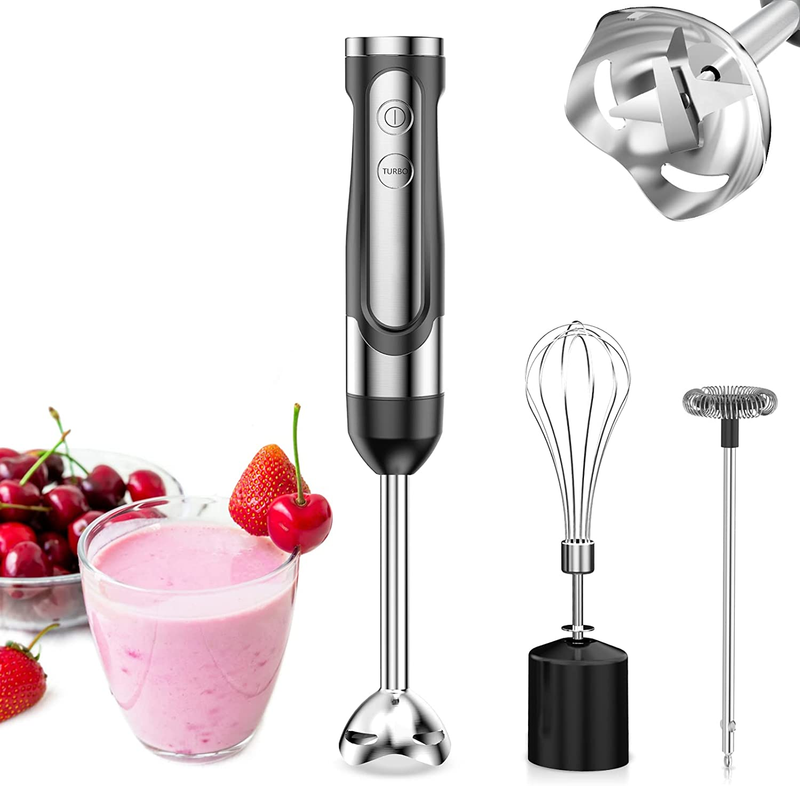800 Watt 5 Speed Immersion Multi-Purpose Stick Hand Blender Heavy Duty Turbo