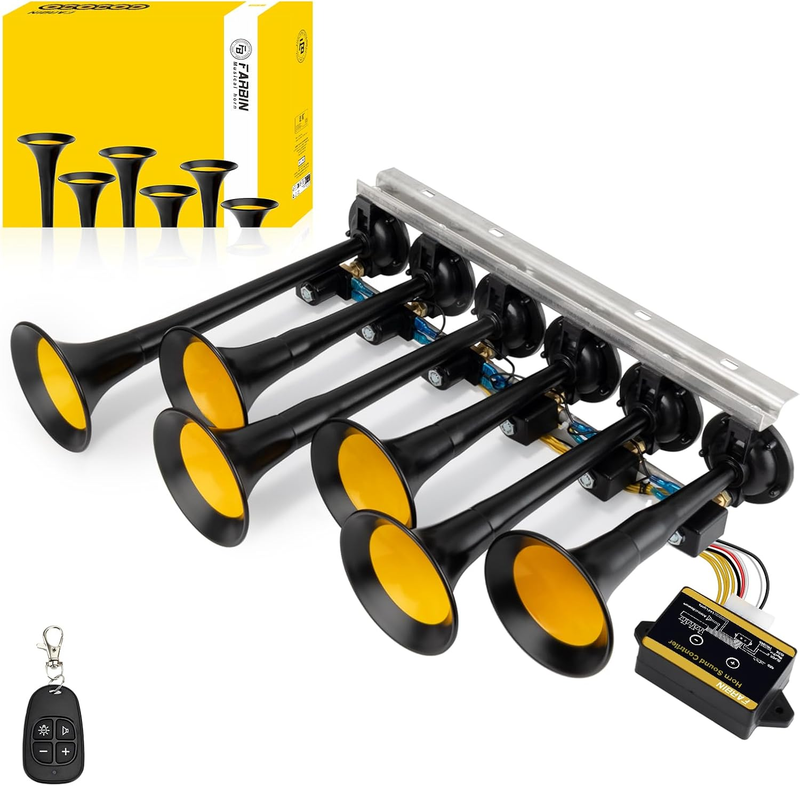 36 Melodies Musical Air Horn 178Db for Trucks, Buses & Heavy