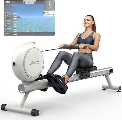 Rowing Machine for Home Magnetic Rowing Foldable Rower Machine with Bluetooth
